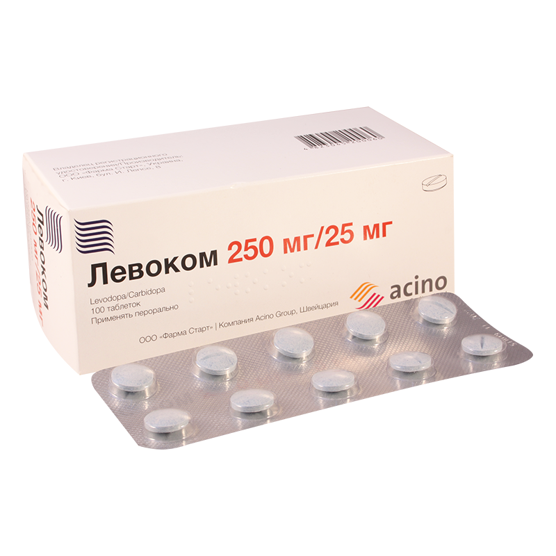 ლევოკომი 25მგ/250მგ #100ტ