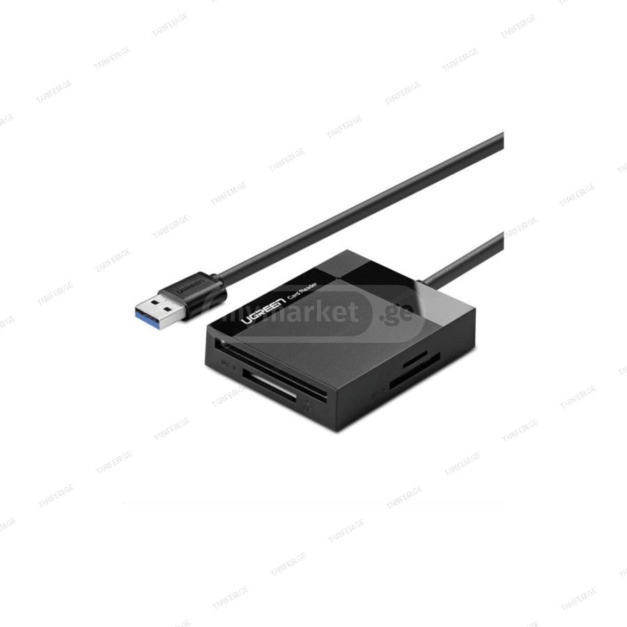 UGREEN CR125 USB 3.0 All-in-One Card Reader SD/TF/MS/CF Supp