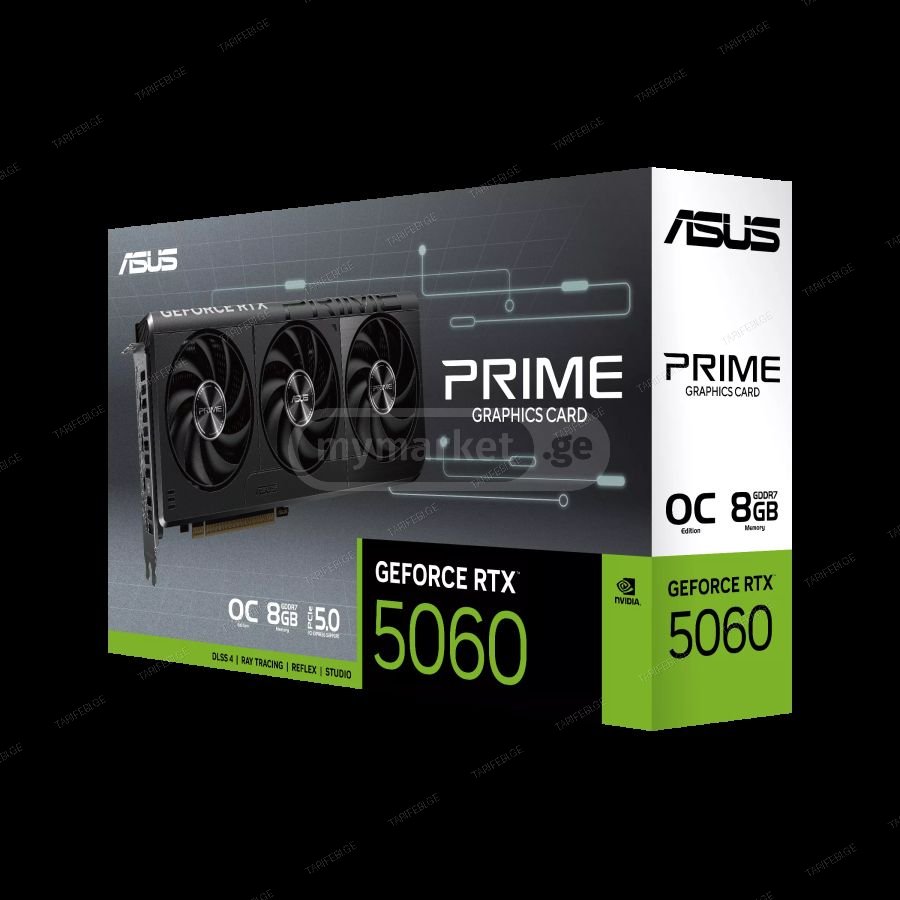 ვიდეობარათი Asus Prime GeForce RTX 5060 TI 8 GB OC