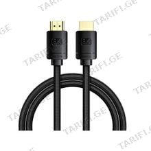 Baseus High Definition Series HDMI To HDMI Adapter Cable 1m CAKGQ-A01 Black HDMI კაბელი