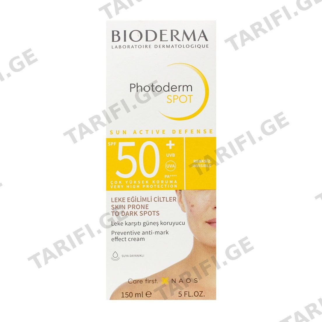 Bioderma - ბიოდერმა მზისგან დამცავი Photoderm Spot SPF50+ 0874/0033