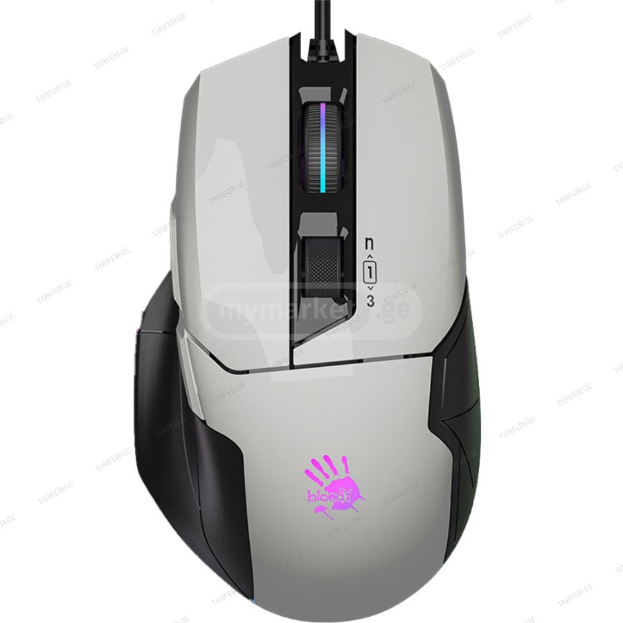 A4tech Bloody W70 Max RGB Gaming Mouse Panda White 13042