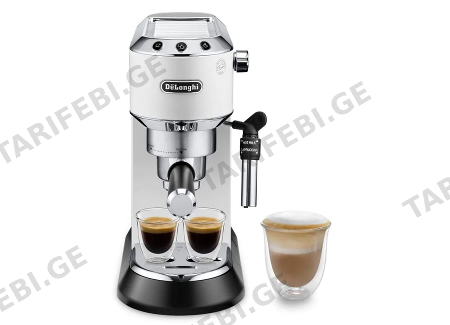 ყავის აპარატი  DeLonghi Dedica Manual Espresso Coffee Maker (EC685.W)