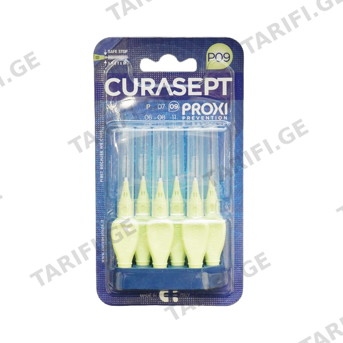 კბილთაშუა ჯაგრისი P09 Light Green 2803 კურასეპტი - Curasept