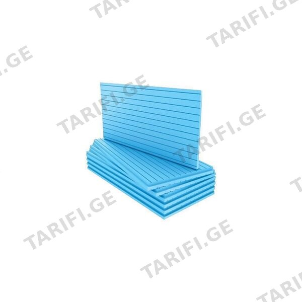 ექსტრუდირებული პოლისტიროლი XPS 8სმX60X120 (5 ცალიანი შეკვრა) TIP2000 ლურჯი
