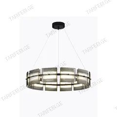 ჭაღი LED 64W 3000-6500k შავი ლითონი