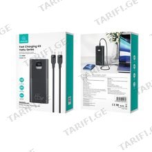 USAMS AT CD185 Fast PD Charge 65W Output 30000mAh პორტატული დამტენი