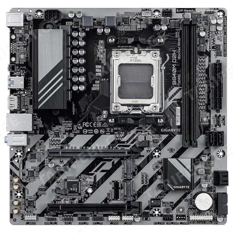 დედა დაფა GIGABYTE B840M D2H AM5 DDR5 MICRO-ATX