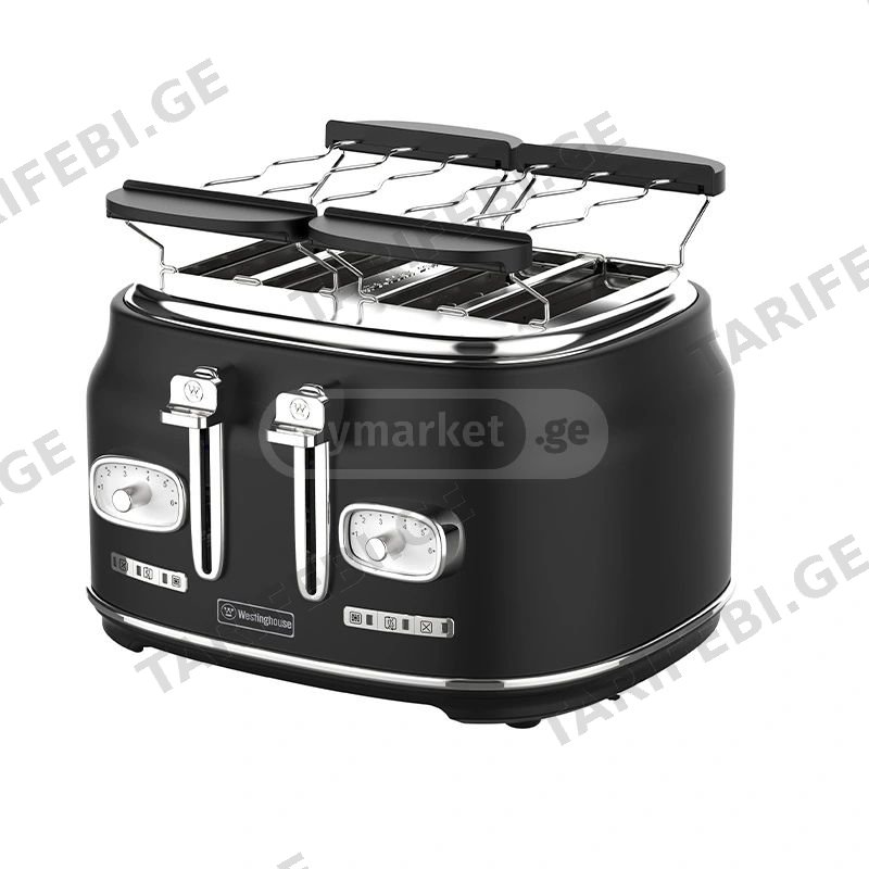 Westinghouse 4 Slice Toaster Black