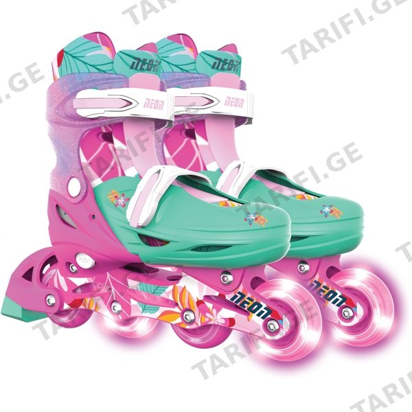 როლიკები NEON NC48F4, 30-33, ROLLER SKATES COMBO, FLORAL