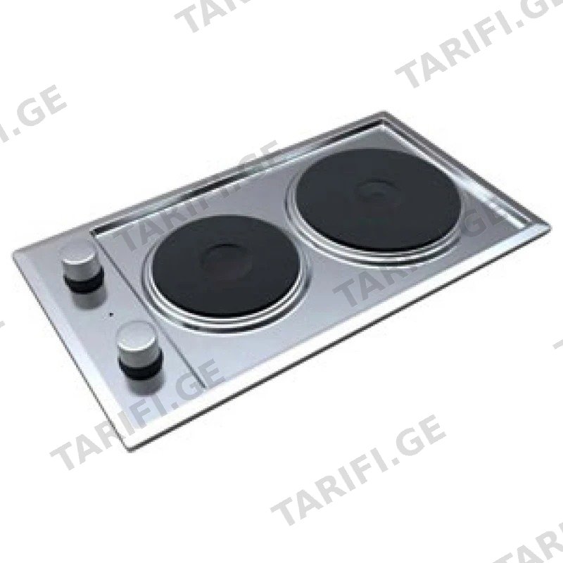 ჩასაშენებელი ელექტრო ქურის ზედაპირი BEKO HDCE 32200 X, 2 კომფორი, უჟანგავი ფოლადი