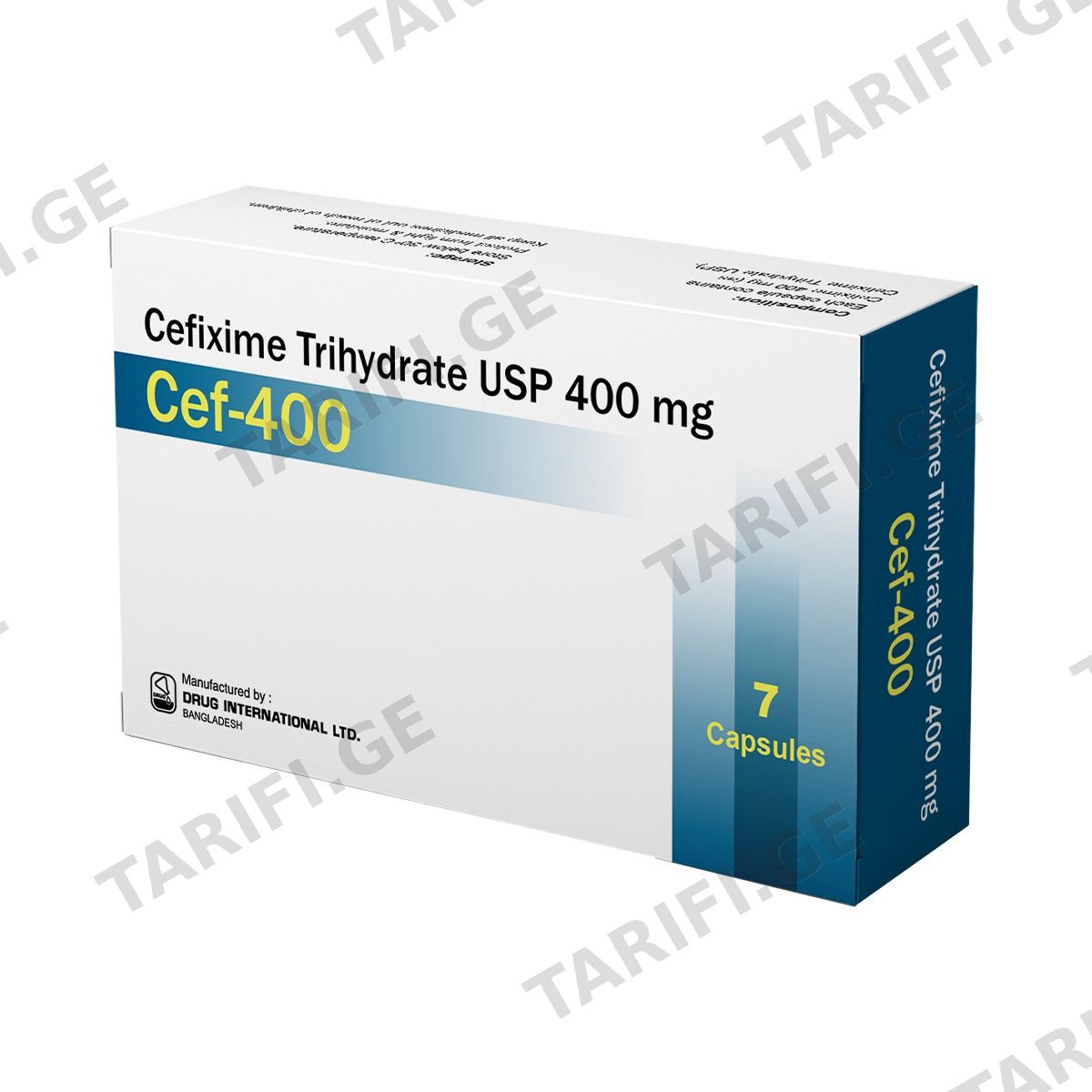 Cef-400 - ცეფ-400 7 კაფსულა