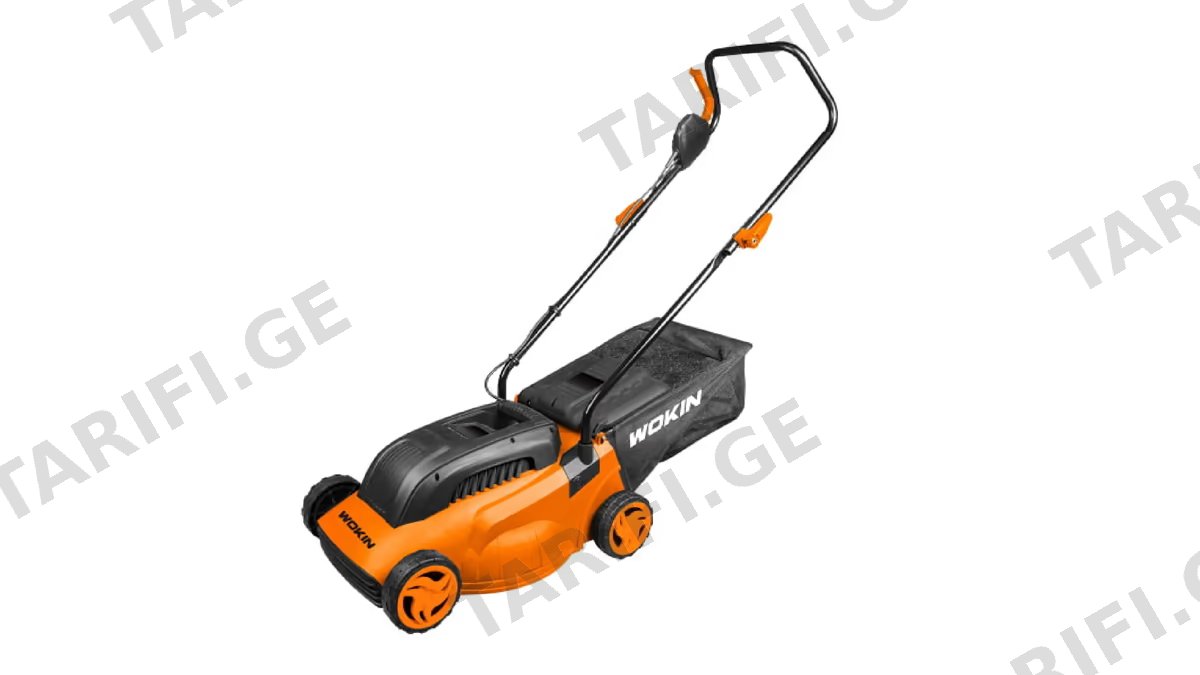 გაზონის საკრეჭი Wokin 796313, 1300W, Electric Lawn Mower, Orange/Black