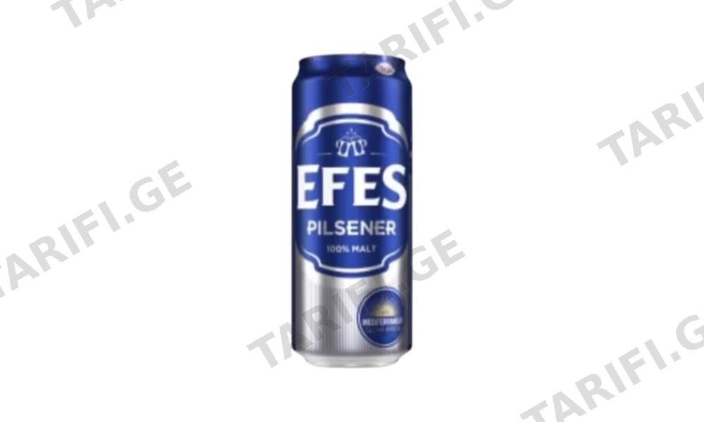 ლუდი "ეფესი" 0,5ლ. ქილა