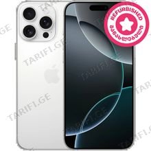 Apple iPhone 16 Pro Max 256 GB White Titanium (შეფასება A)