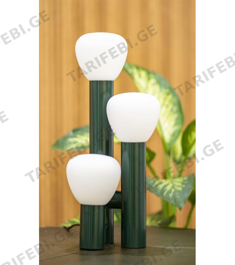 მაგიდის სანათი GZZKS-F-7101-5 ზომა:D250*420 ფერი: GREEN