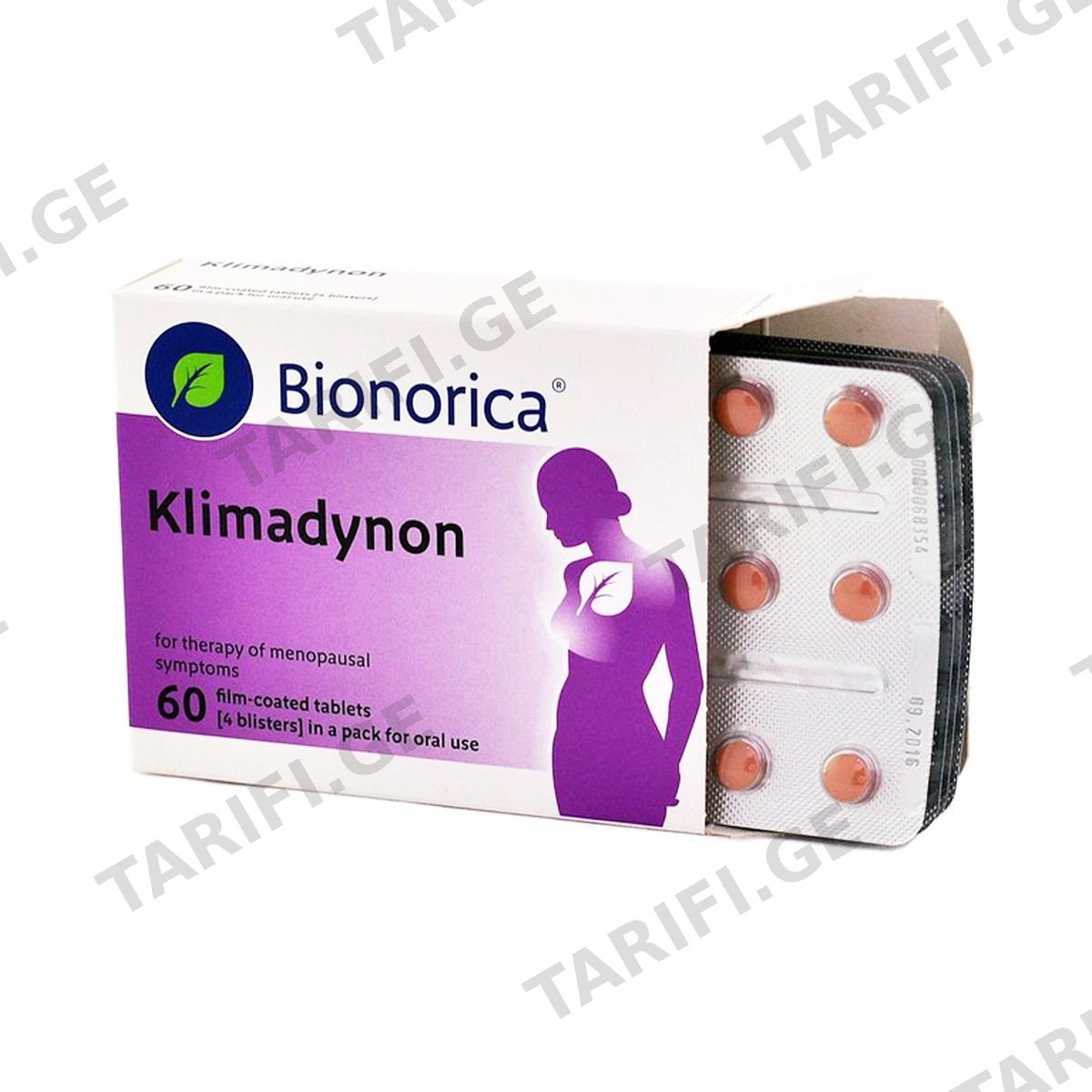 კლიმადინონი - Klimadynon 60 ტაბლეტი