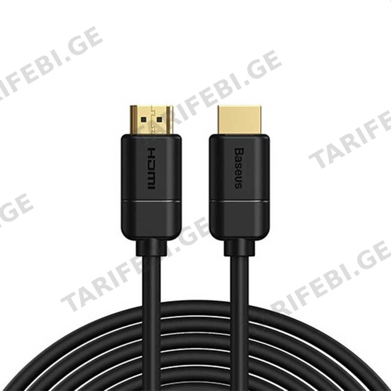 HDMI კაბელი BASEUS CAKGQ-E01 HDMI TO HDMI (8 M)