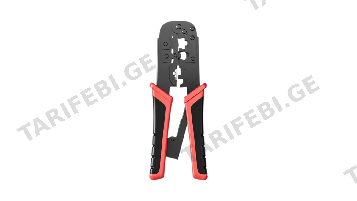 UNITEK OT136A ჯეკმეიქერი 4P/6P/8P Ratchet Network Cable Crimping Tool (59963)