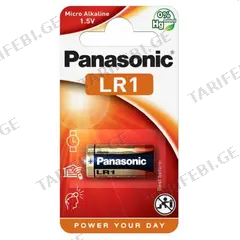 ელემენტი ალკალინური Panasonic LR1