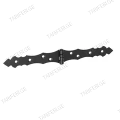 ანჯამა დეკორატიული ფრანგული Domax ZOF 250 C 250x34x2,0  black
