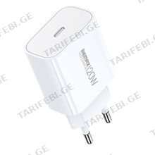 Remax Kiddy Series 20W RP-U133 EU-White ადაპტერი