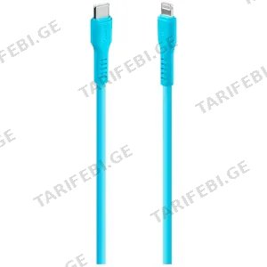 Ttec USB-C to Lightning Charge/Data Cable 120cm Neon Blue 2DK60NM