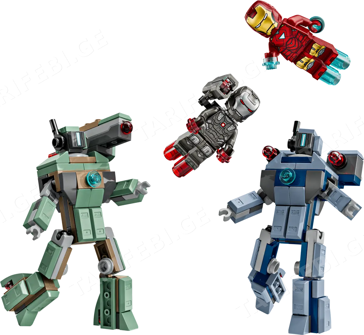 ლეგო Constructor Super Heroes Iron Man & War Machine vs. Hammer Drones