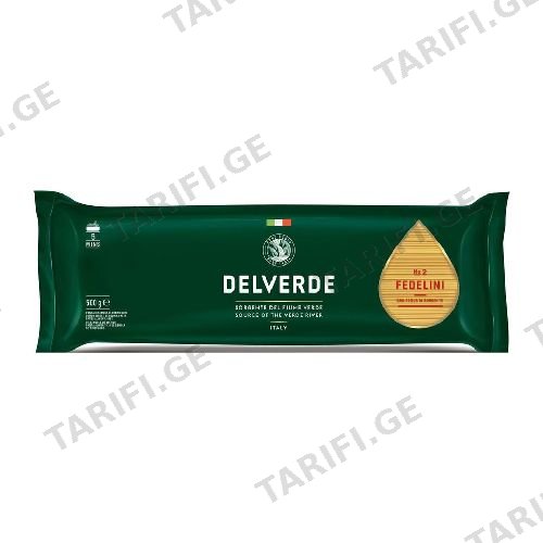 მაკარონი სპაგეტი კაპელინი N1 /Delverde/ 500გ