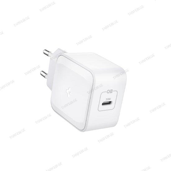 Spigen Wall Charger 30W With USB-C Port ACH02077 White
