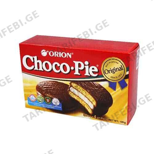 შოკოლადის ბისკვიტი "Choco Pie" (30გრ. 4 ცალიანი)