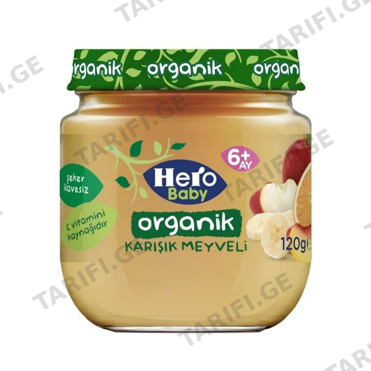 ხილფაფა ორგანული ხილი 8278 ჰერო - Hero