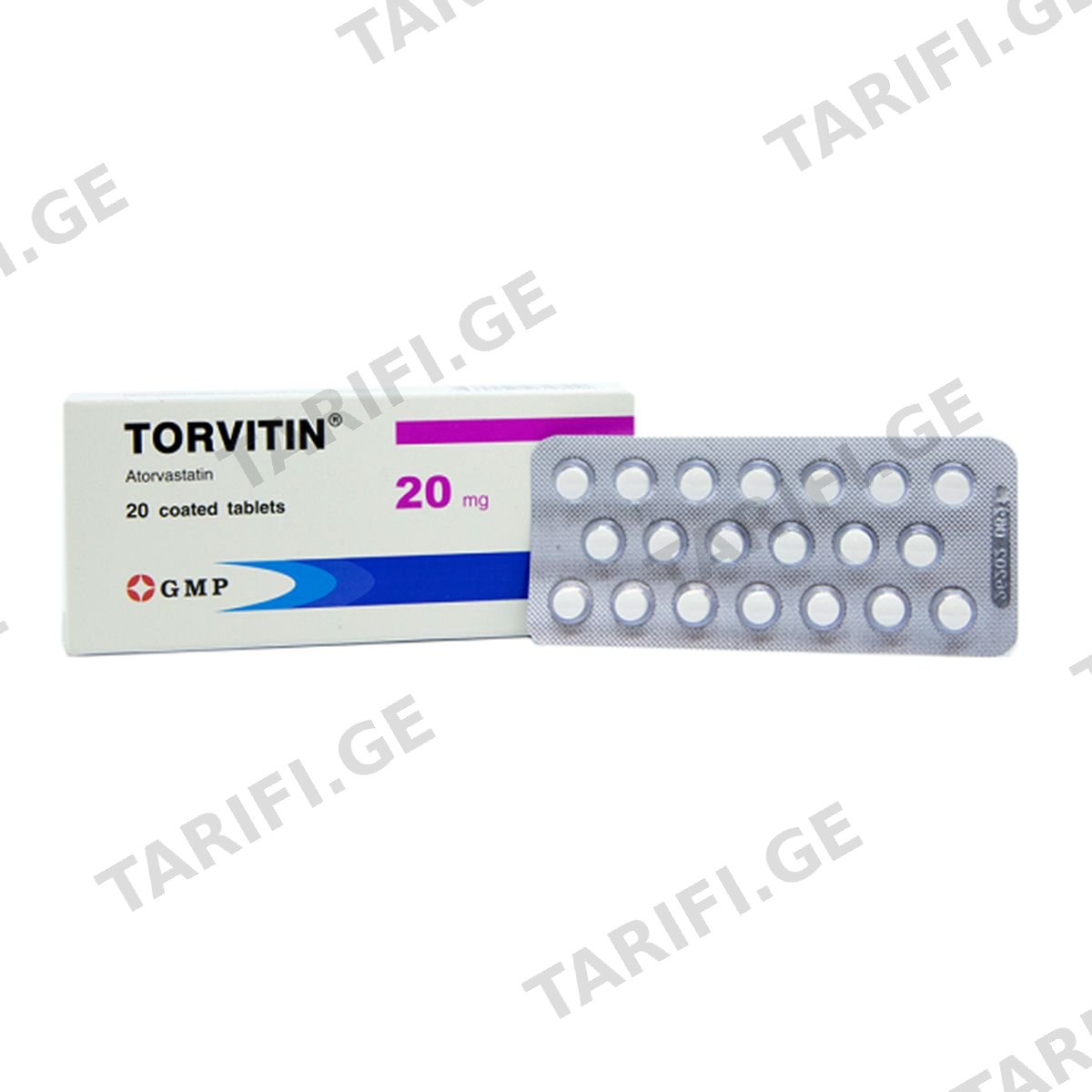 ტორვიტინი - Torvitin 20მგ 20 ტაბლეტი