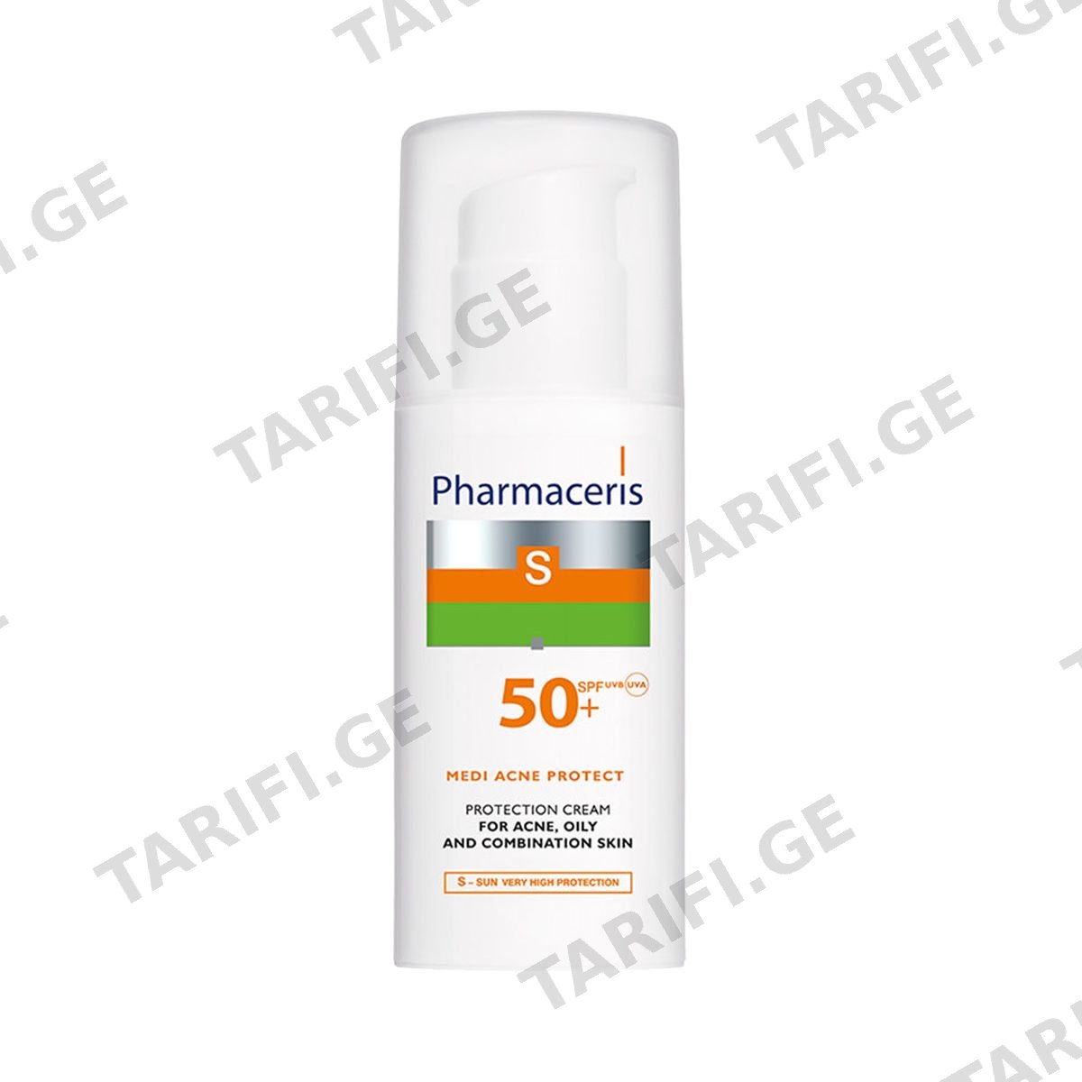 მზისგან დამცავი კრემი SPF50+ 9052 ფარმაცერისი - Pharmaceris