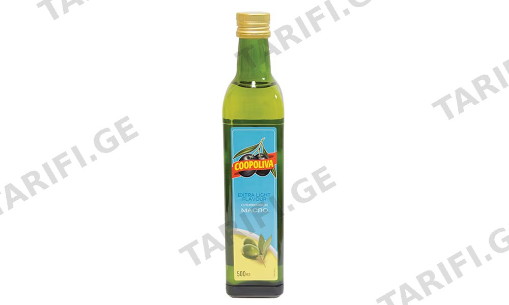 Coopoliva ზეითუნის ზეთი E.L. 500მლ x12