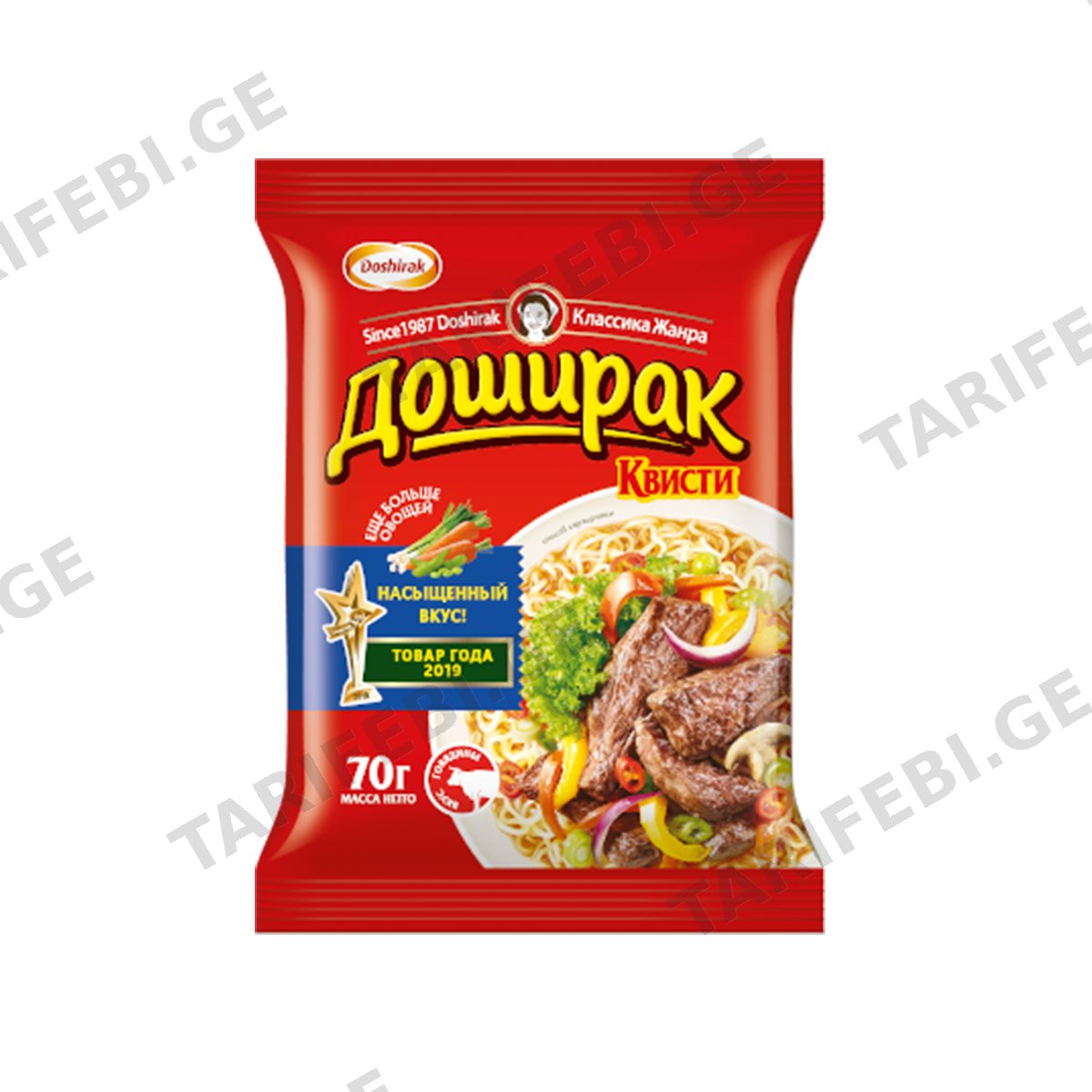 ვერმიშელი ”დოშირაკი” საქონლის 70გრ