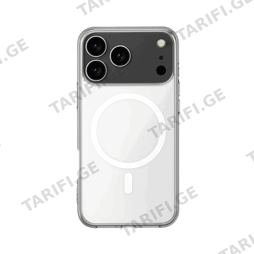 სილიკონის ქეისი Transparent Case with Magsafe iPhone 17 Pro Max