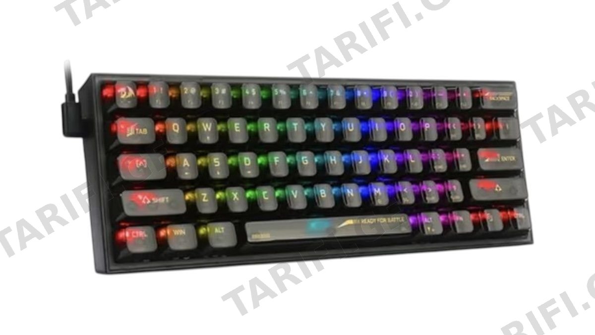 Redragon FIZZ RGB K617CRB-RGB კაბელიანი მექანიკური გეიმინგ კლავიატურა