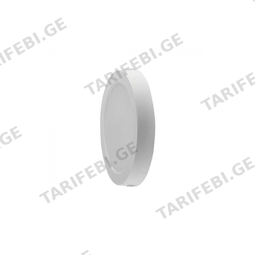 ლედ პანელი V-TAC 12W 6500K ზედაპირზე სამონტაჟო მრგვალი 7875