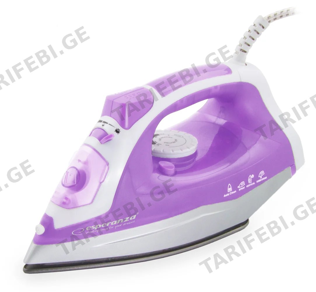 უთო ESPERANZA ŻELAZKO PAROWE SLIDER CERAMIC 2200W
