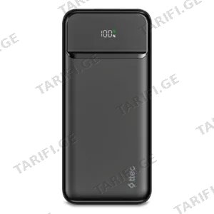 Ttec Recharger LCD 10000mAh PD 20W Power Bank Black 2BB233S