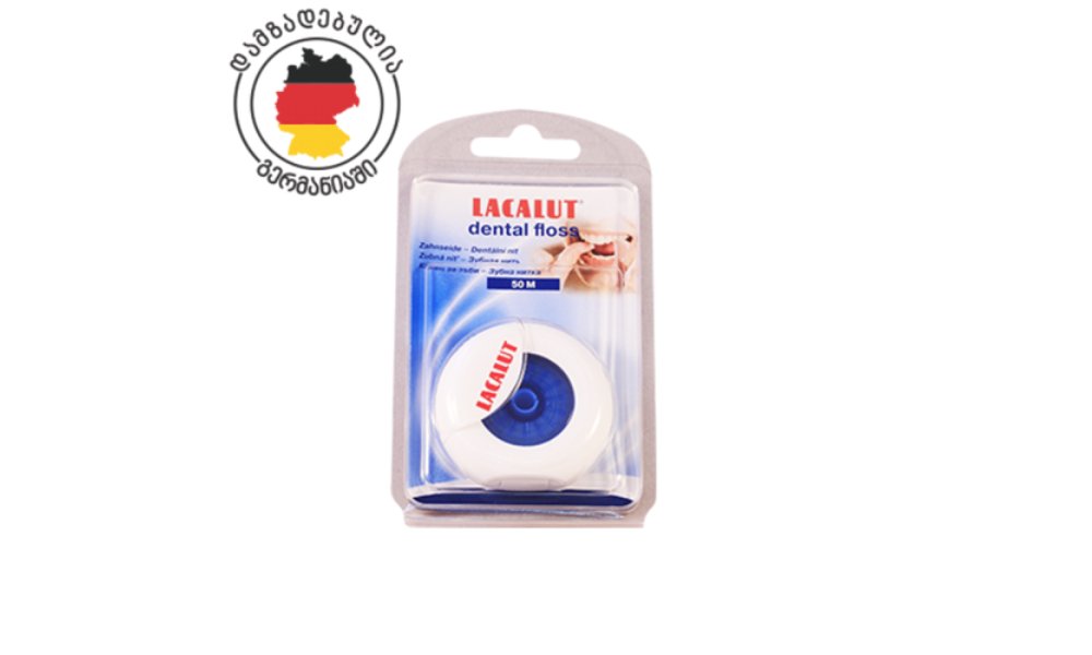 ლაკალუტი კბილის ძაფი 50მ
