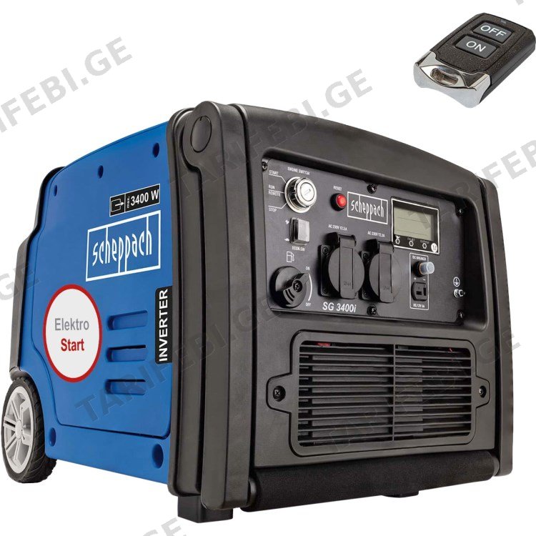 გენერატორი ინვერტორული Scheppach SG 3400i 3400W