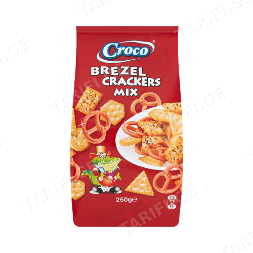 Croco-კრეკერის და ბრეზელის მიქსი 250 გრ.