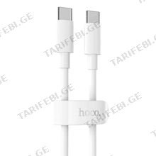 HOCO X51Type-C Type-C 100W სწრაფდამტენი კაბელი 2მ