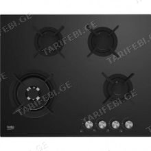 Beko HINW 64229 S გაზის ჩასაშენებელი ქურის ზედაპირი