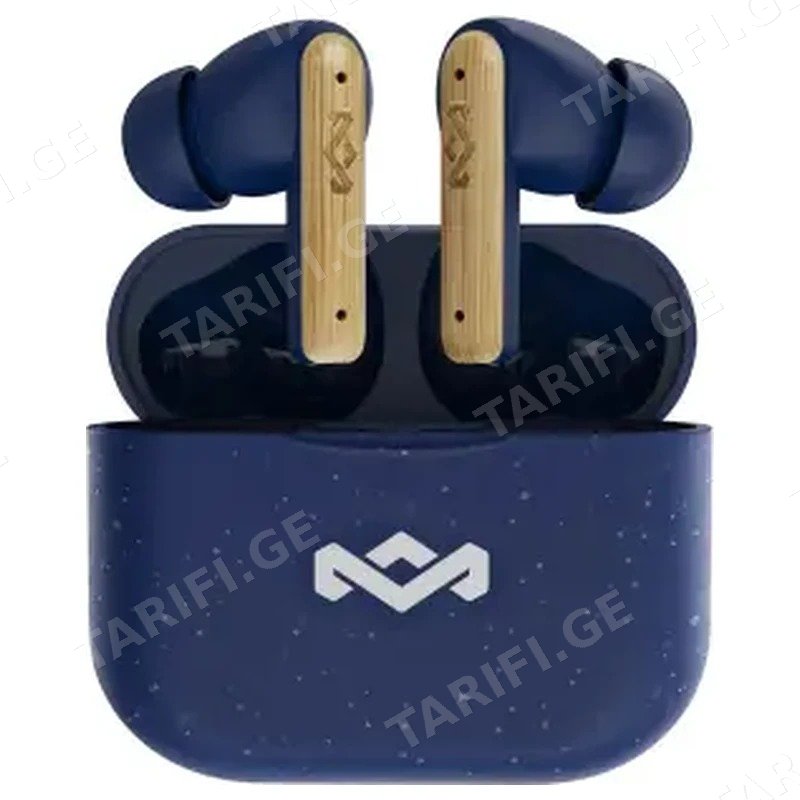 TWS ყურსასმენი HOUSE OF MARLEY LITTLE BIRD TWS EXEC EM-JE123-BL ლურჯი