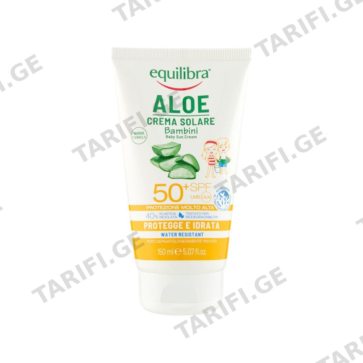 მზისგან დამცავი კრემი BABY SPF50 9861 ექვილიბრა - Equilibra