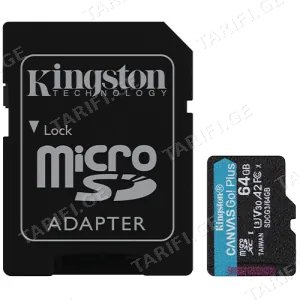Kingston MicroSD SDCG3/64GB Canvas Go! Plus