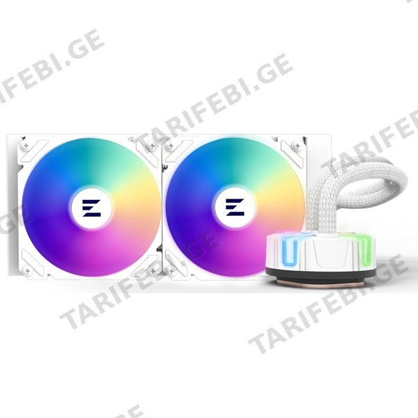 თხევადი გაგრილება ZALMAN RESERATOR 5 Z24 ARGB, 120MM, 1800RPM, LIQUID COOLING, WHITE